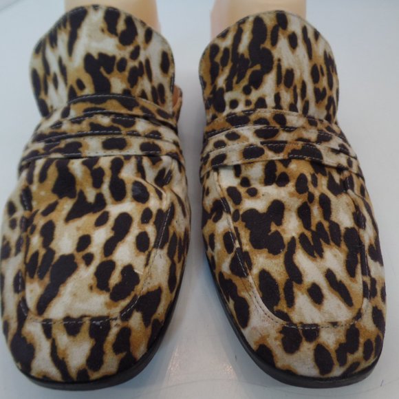 Cato Casual Multi Color Animal Print Slip On Mules Sz 9 Man Made Materials - Picture 2 of 10
